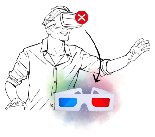Une expérience VR sans casque