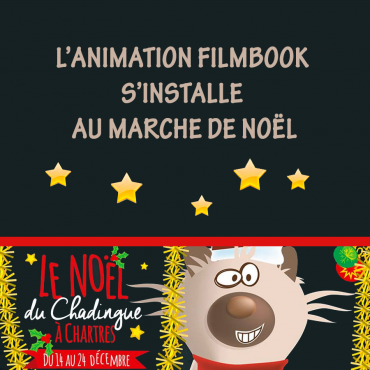 Le FilmBook au Marché de Noël de Chartres !